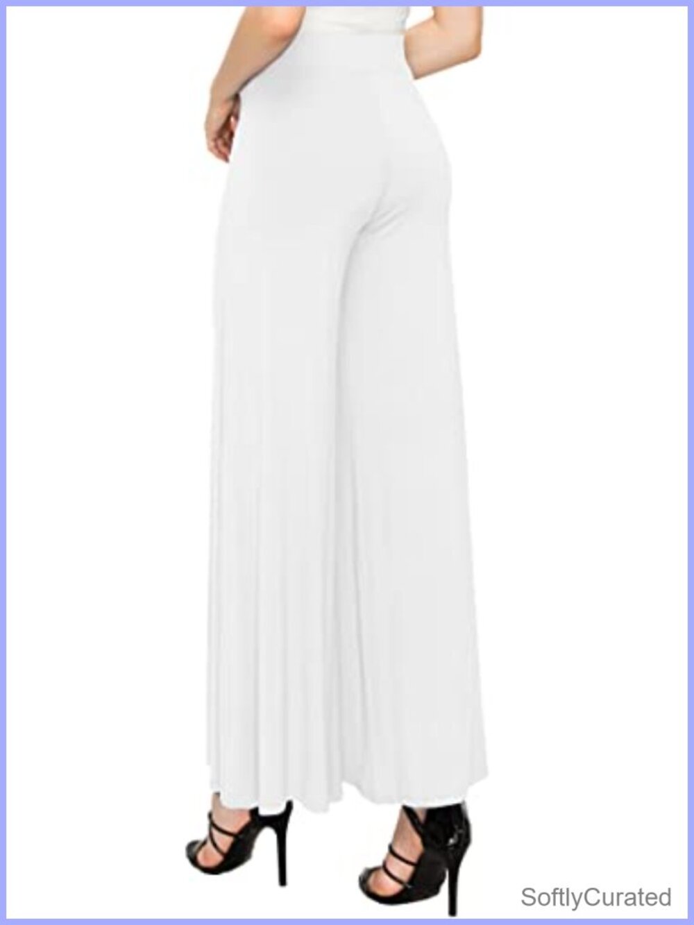 Women's Wide Leg Palazzo Lounge Pants Stretchy Comfort Casual Pull On